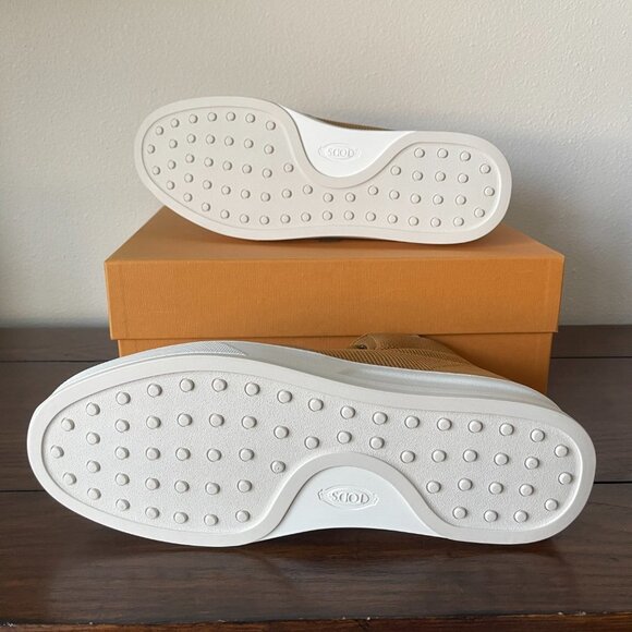 Tod's Men's High Top Knit Cassetta 79B Sneakers Shoes, XXM79B0CP20NH9S405, sizes - Picture 5 of 13